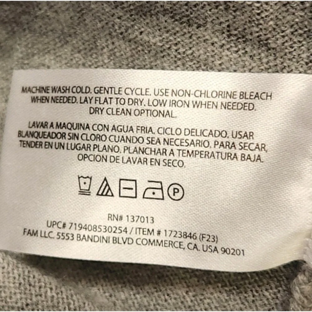 Banana Republic Men's 100%‎ Merino Wool V-Neck Sweater Size XL Gray Long Sleeve